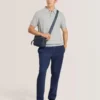 ÖRGÜ TWILL ELASTİK PANTOLON Insignia Blue Heather