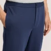 ÖRGÜ TWILL ELASTİK PANTOLON Insignia Blue Heather