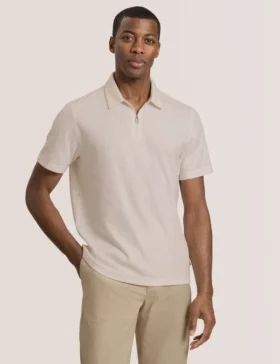 RIB ZIP POLO Nervürlü Fermuarlı Polo