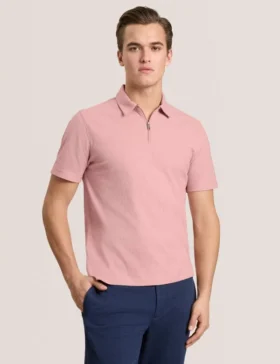 RIB ZIP POLO Nervürlü Fermuarlı Polo