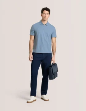 RIB ZIP POLO Nervürlü Fermuarlı Polo