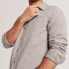 RYNEL Dokulu Örgü Uzun Kollu Overshirt