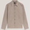 RYNEL Dokulu Örgü Uzun Kollu Overshirt