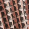 SAFAVIY Boyalı Geometrik Desenli Saf Pamuklu Tişört