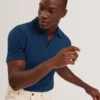 SERAPA Izgara Dokulu Dokuma Kısa Kollu Polo