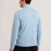 SIMONEA Dokulu Panelli Yarım Fermuarlı Modal Sweatshirt