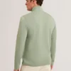 SIMONEA Dokulu Panelli Yarım Fermuarlı Modal Sweatshirt