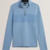 SIMONEA Dokulu Panelli Yarım Fermuarlı Modal Sweatshirt