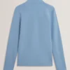 SIMONEA Dokulu Panelli Yarım Fermuarlı Modal Sweatshirt