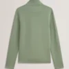 SIMONEA Dokulu Panelli Yarım Fermuarlı Modal Sweatshirt