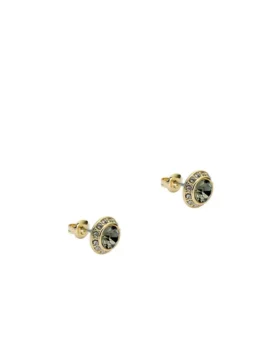SOLETIA Solitaire Sparkle Kristal Saplama Küpeler