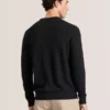 T STITCH UZUN KOLLU CREW YAKALI KAZAK Black Beauty