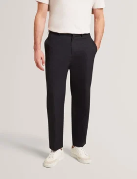 TEDDOT Dar Bacaklı Pamuklu Esnek Twill Pantolon