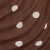 TILDAHH Omuzsuz Polka Dot File Mini Elbise