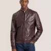 WAGGONER Deri Bomber Ceket