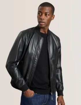 WAGGONER Deri Bomber Ceket