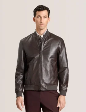 WAGGONER Deri Bomber Ceket