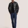 WAGGONER Deri Bomber Ceket