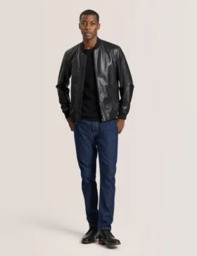 WAGGONER Deri Bomber Ceket