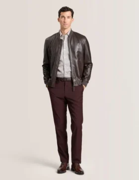 WAGGONER Deri Bomber Ceket