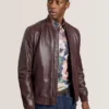 WAGGONER Deri Bomber Ceket