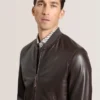 WAGGONER Deri Bomber Ceket