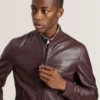 WAGGONER Deri Bomber Ceket