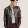 WAGGONER Deri Bomber Ceket