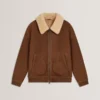 WALD Shearling Deri Aviator Ceket