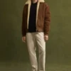 WALD Shearling Deri Aviator Ceket