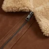 WALD Shearling Deri Aviator Ceket