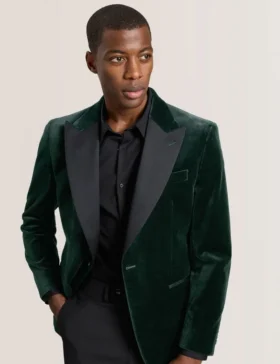WEBSTER Kadife Tek Sıralı Smokin Ceketi