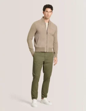 wesley set panelli fermuarl bomber ceket 2 1 280x364 - WESLEY S&uuml;et Panelli Fermuarlı Bomber Ceket
