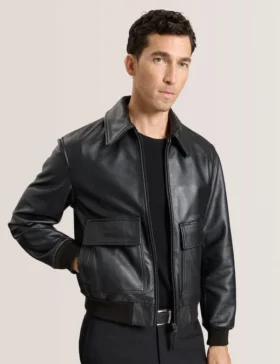 WHISTLER Deri Bomber Ceket