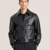 WHISTLER Deri Bomber Ceket