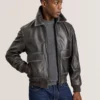 WHISTLER Deri Bomber Ceket