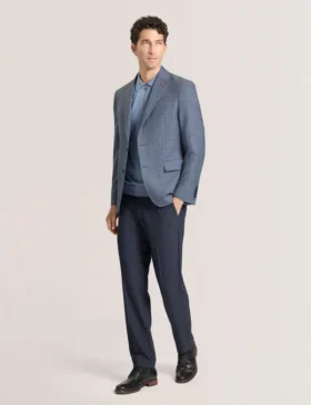 winfred ekose dokulu terzi lemeli blazer 2 280x364 - WINFRED Ekose Dokulu Terzi İşlemeli Blazer