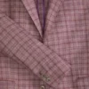 WINFRED Ekose İpek Karışımlı Dokuma Blazer