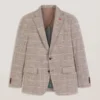 WINFRED Kareli Pamuk Karışımlı Blazer