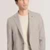WINFRED Karışık Ekose Yünlü Terzi Dikişli Blazer