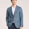 WINFRED Karışık Ekose Yünlü Terzi Dikişli Blazer