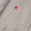 WINFRED Karışık Ekose Yünlü Terzi Dikişli Blazer