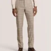 WINTER-CHECK Ton Sürüklemeli Kareli Modern Kesim Takım Elbise Pantolonu
