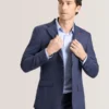 WRIGHT Dokulu Modern Kesim Yün Takım Elbise Ceketi