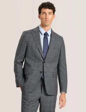 WRIGHT-PLAID Ekose Takım Elbisesi