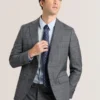 WRIGHT-PLAID Ekose Takım Elbisesi