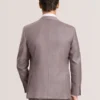 WRIGHT Sharkskin Yün Modern Kesim Takım Elbise Ceketi