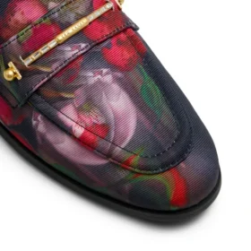 ZOLA ICON Çiçek Desenli Dokulu Mule Loafer